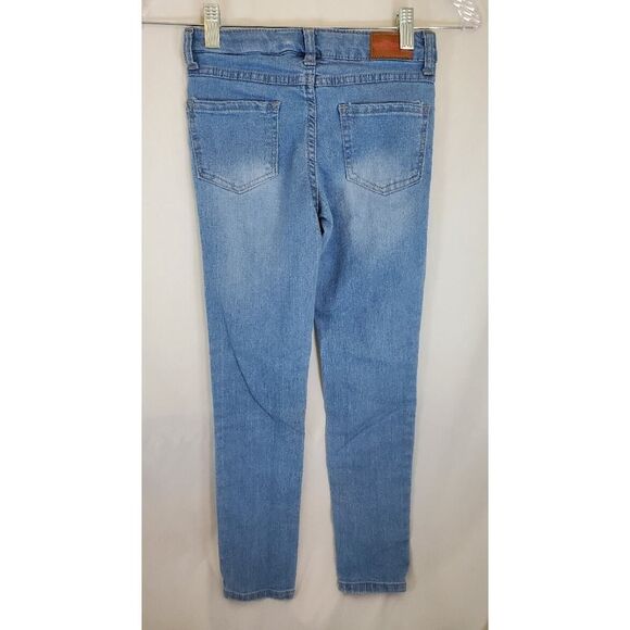 Wallflower Girl Jeans 8 Embroidered Butterfly Skinny - Picture 2 of 6